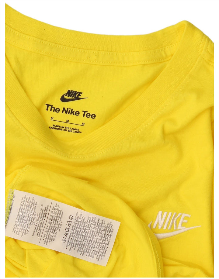 T-shirt da uomo Nike Top in cotone giallo medio