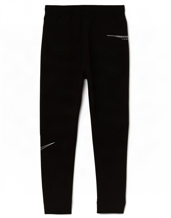 Pantaloni da tuta con grafica Nike Dri Fit da uomo, pantaloni da jogging, piccoli, in poliestere nero
