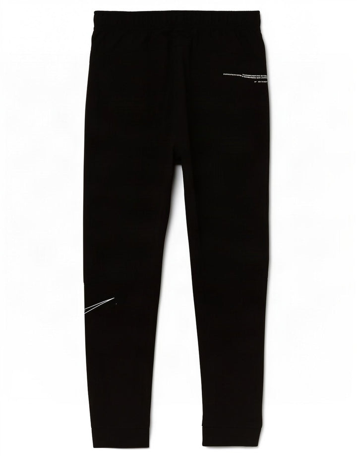 Pantaloni da tuta con grafica Nike Dri Fit da uomo, pantaloni da jogging, piccoli, in poliestere nero