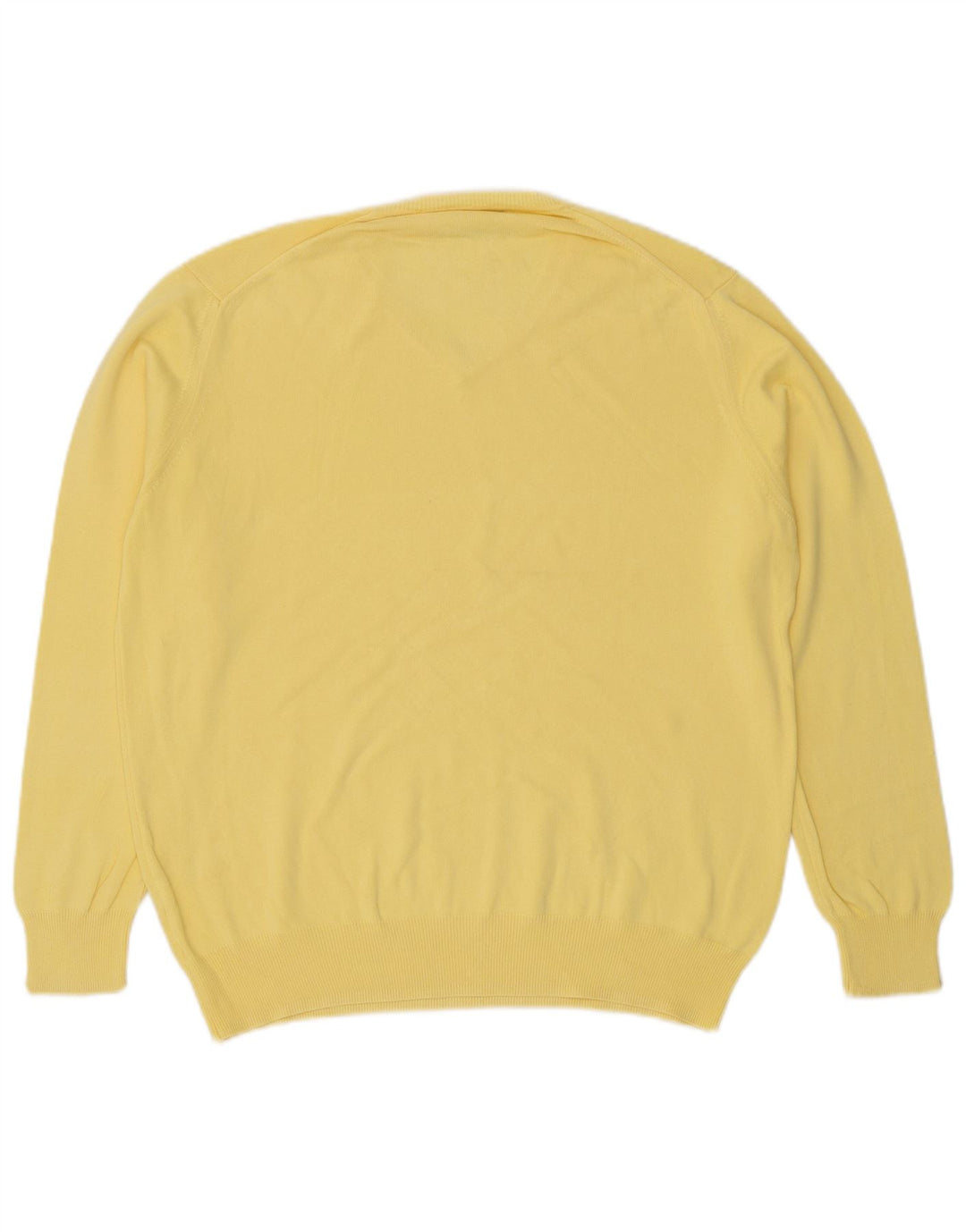 Maglione Zara da uomo con scollo a V XL giallo