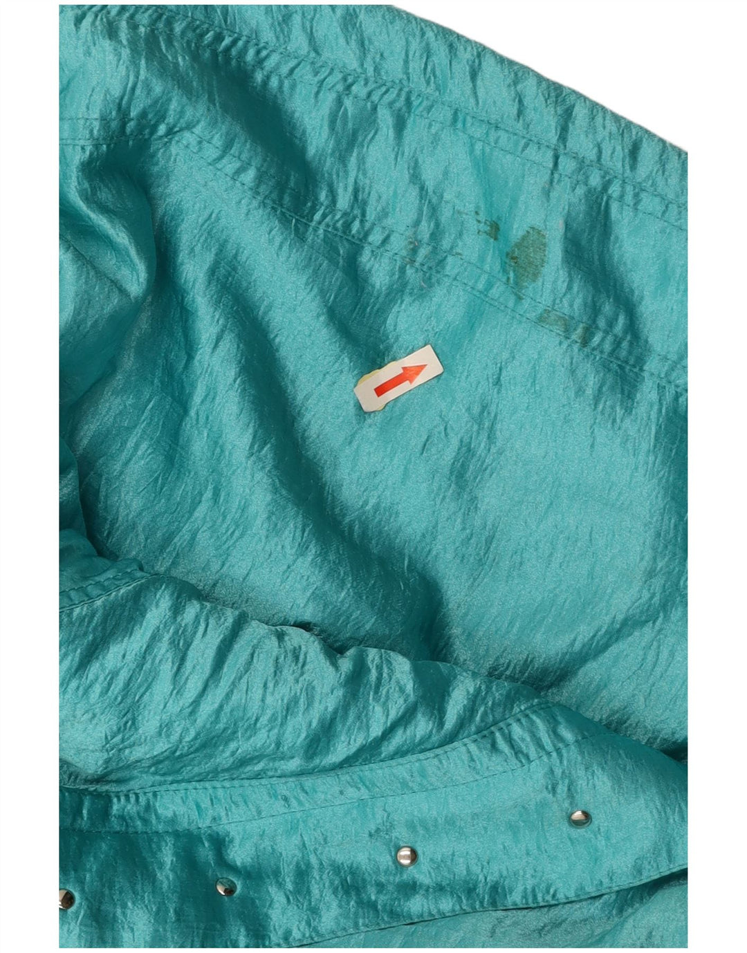 Giacca a vento da donna VINTAGE IT 46 Large Blu Poliammide
