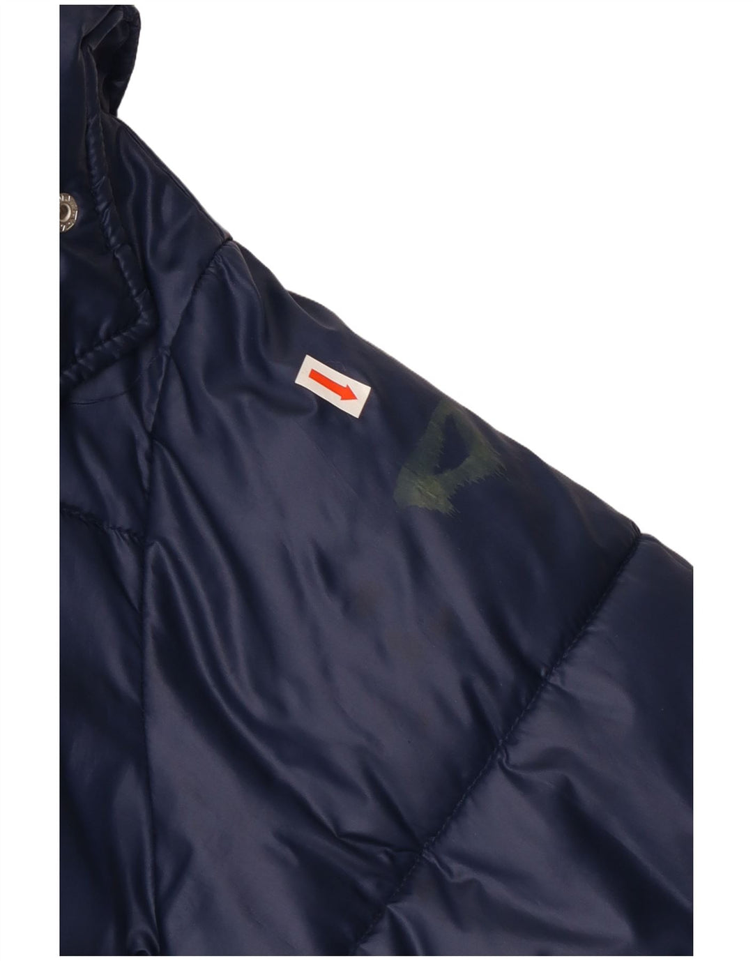 Giacca imbottita grafica oversize da donna Fila UK 6 XS poliestere blu navy