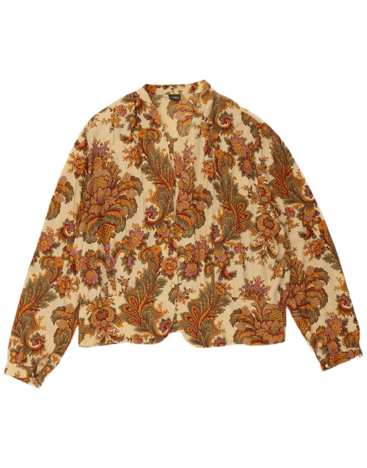 Lorena Camicia Camicetta Donna IT 54 2XL Beige Paisley