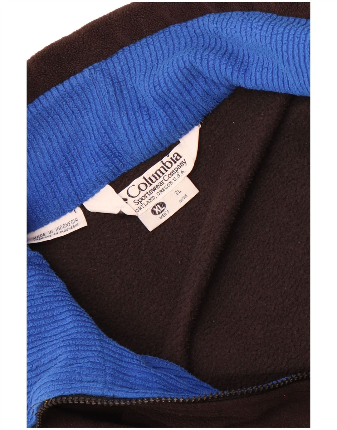 Giacca in pile da uomo Columbia UK 42 XL Nera