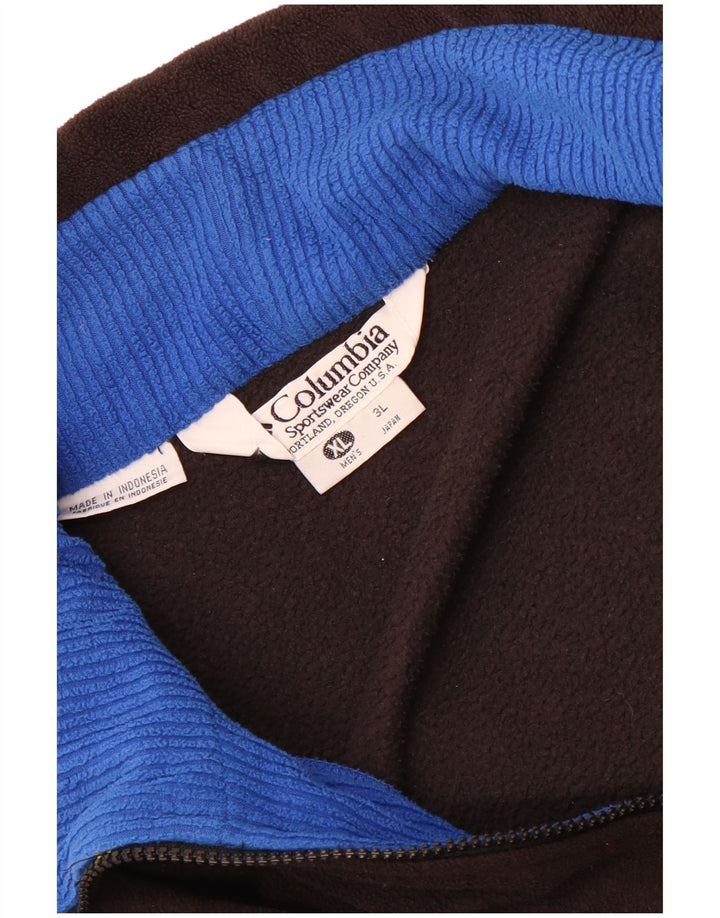 Giacca in pile da uomo Columbia UK 42 XL Nera