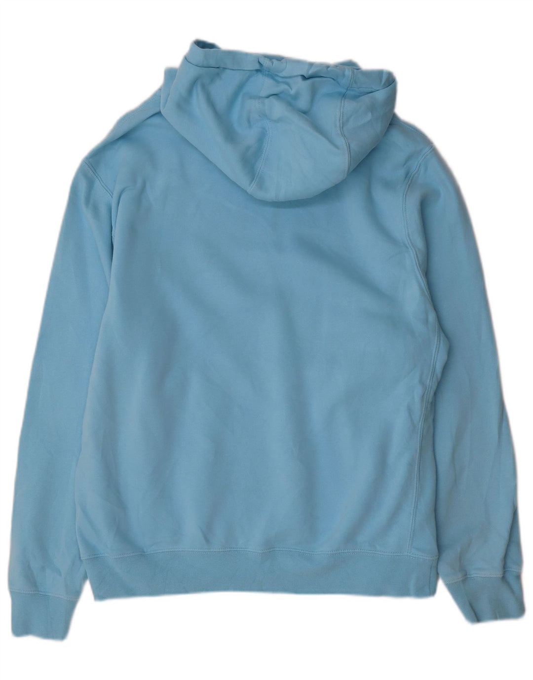 Felpa con cappuccio da uomo NIKE in cotone blu medio