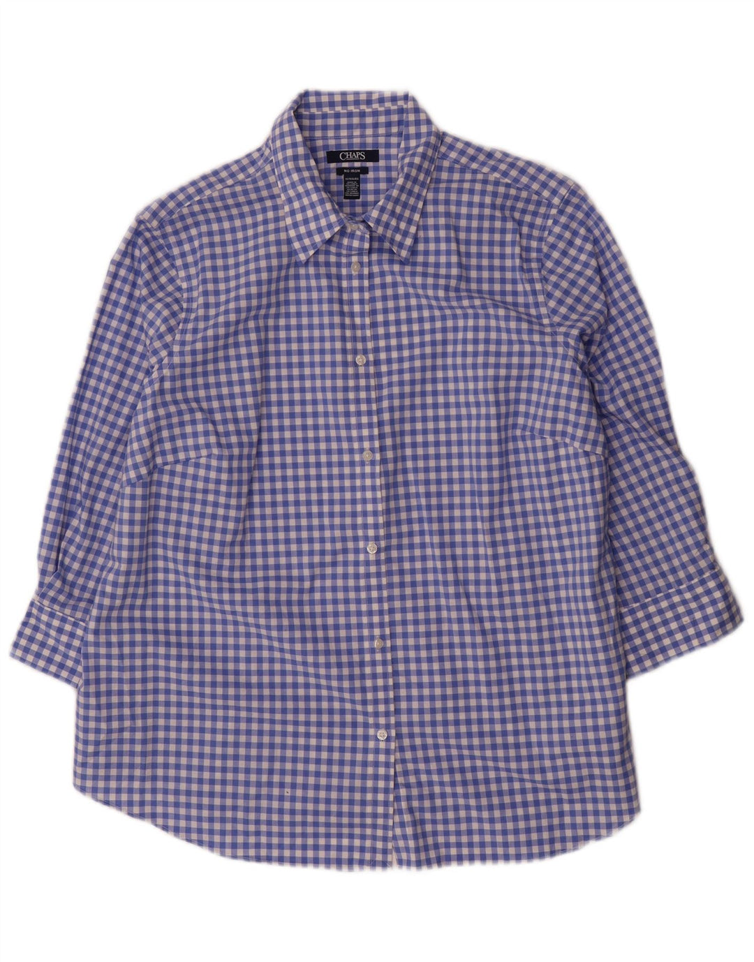 Camicia da donna Chaps UK 18 XL cotone a quadretti blu