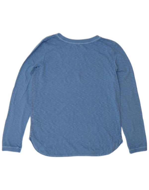 Top da donna a maniche lunghe White Stuff UK 12 Cotone blu medio