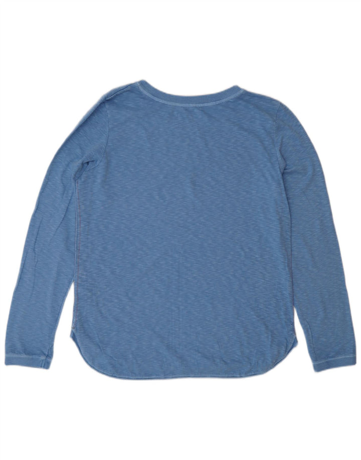 Top da donna a maniche lunghe White Stuff UK 12 Cotone blu medio