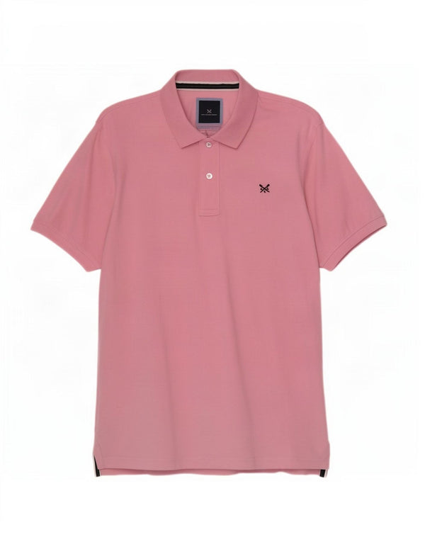 Crew Clothing Polo da uomo 2XL in cotone rosa