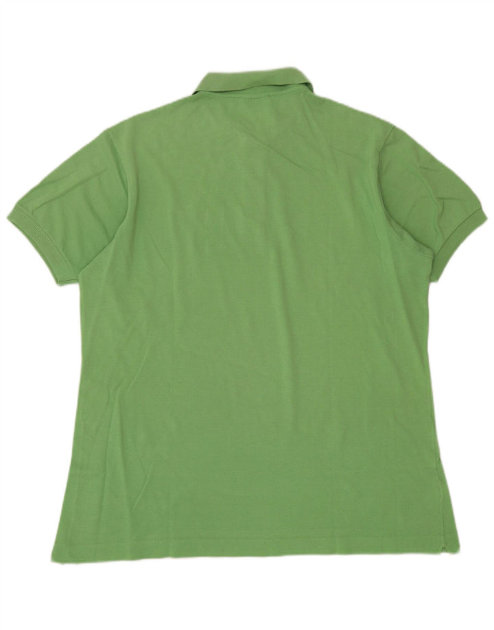 Polo da uomo Lacoste taglia 6 grande in cotone verde classico