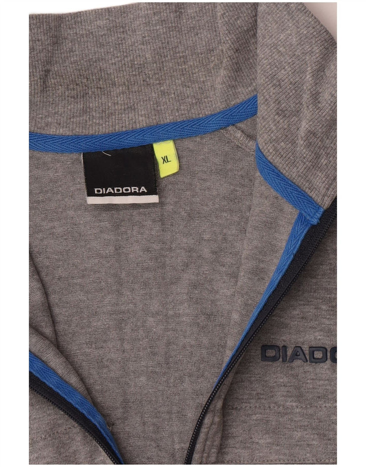 Giacca da tuta da uomo Diadora XL Grigia