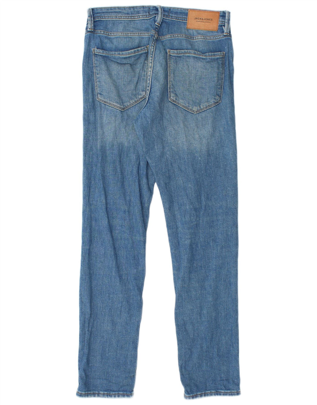 JACK & JONES Jeans slim da uomo GLENN W27 L30 cotone blu