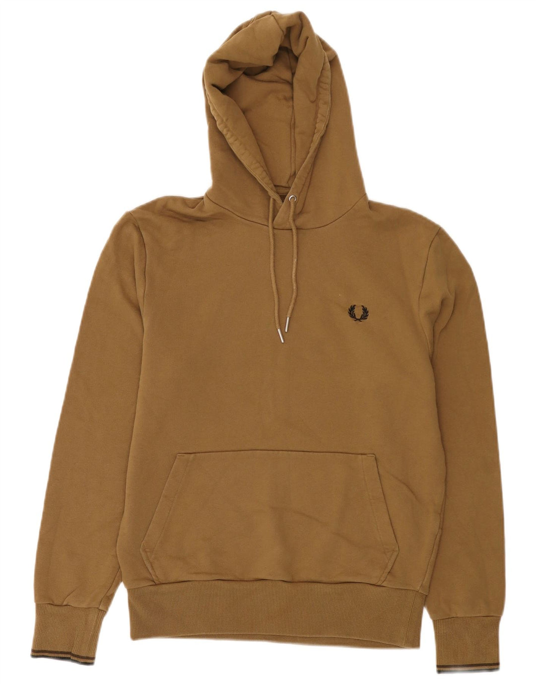 Felpa con cappuccio da donna Fred Perry piccola in cotone beige