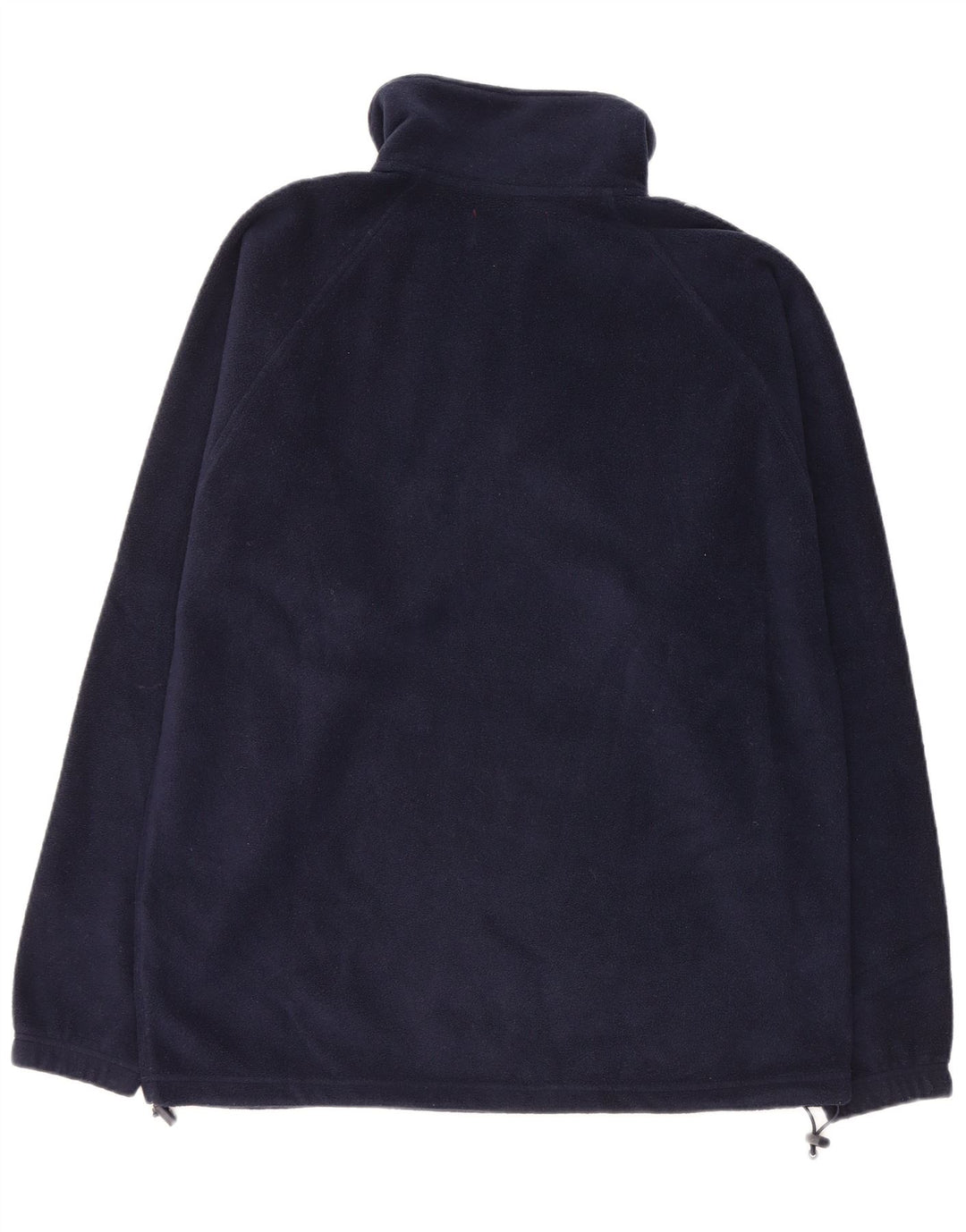 Maglione in pile da uomo KAPPA con zip e collo, grande, in poliestere blu navy