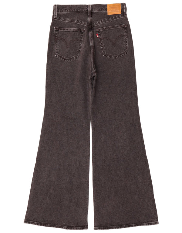 Levi's Jeans da donna a gamba larga a vita alta con campana toracica W29 L32 in cotone grigio