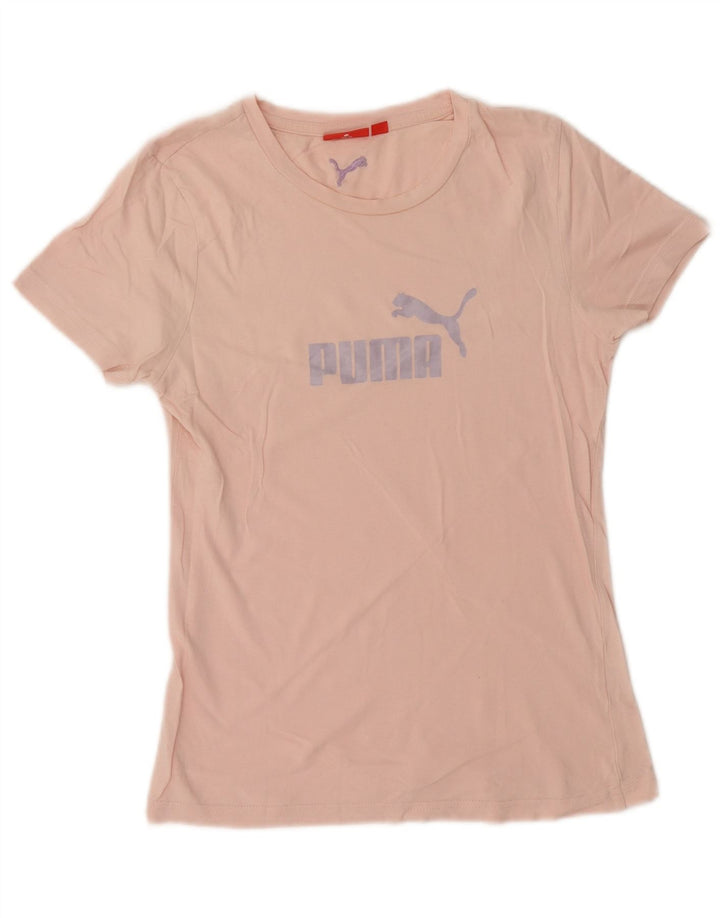 T-shirt grafica da donna Puma UK 12 rosa medio