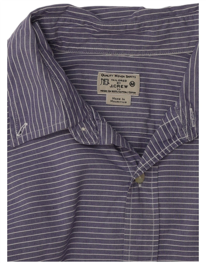 Camicia da uomo J. CREW in cotone gessato viola medio