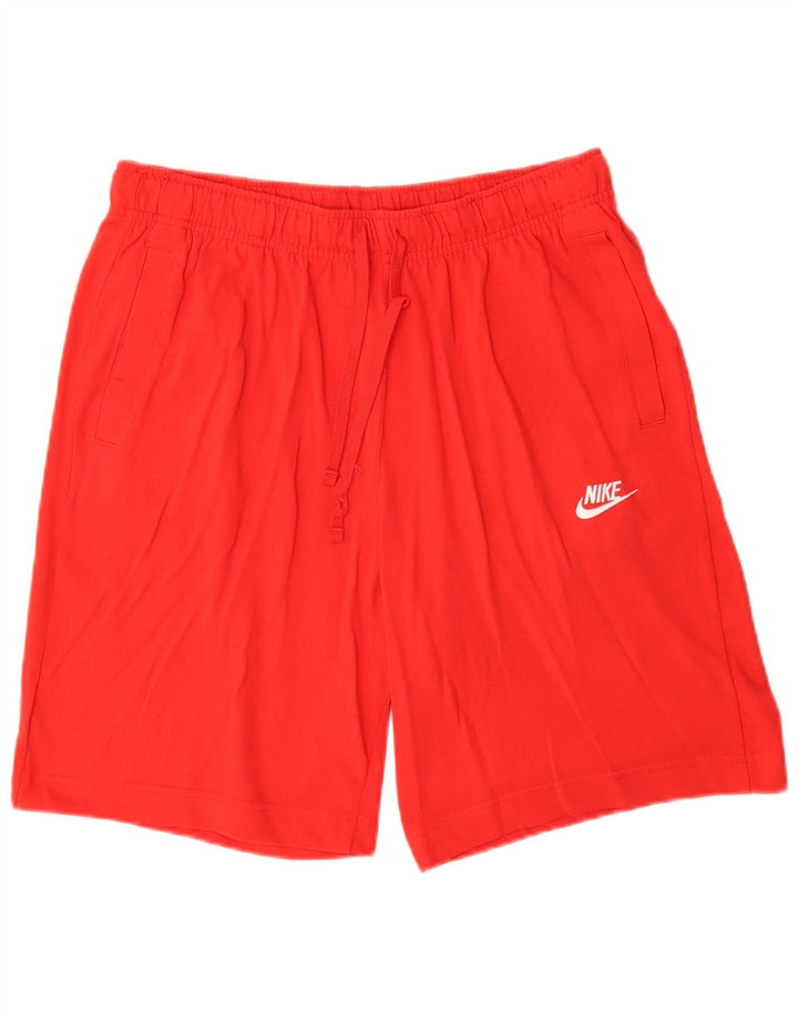 Pantaloncini sportivi Nike da uomo di grandi dimensioni in cotone rosso