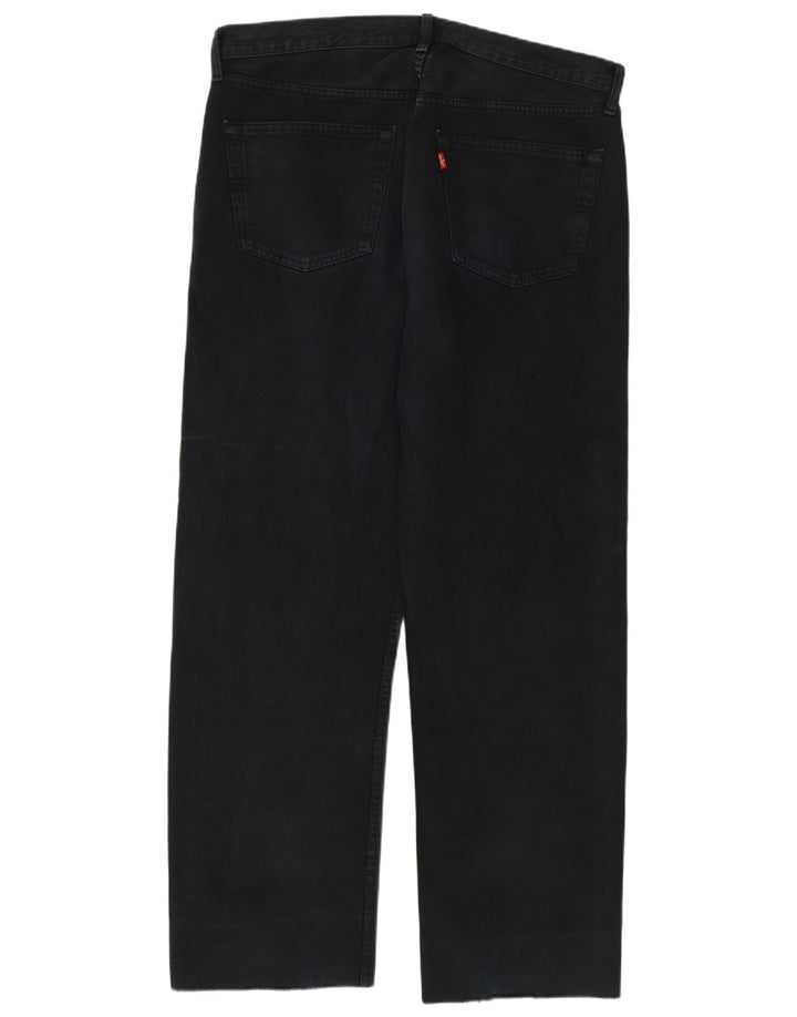 Jeans dritti da uomo Levi's W38 L31 cotone nero