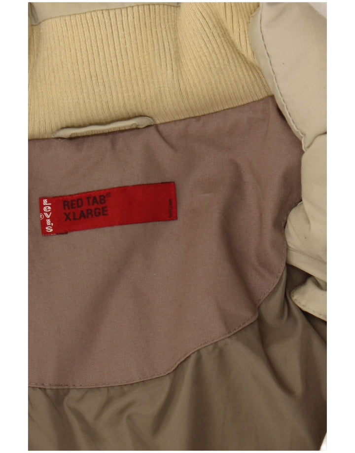 Giacca imbottita da uomo Levi's UK 42 XL Cotone beige