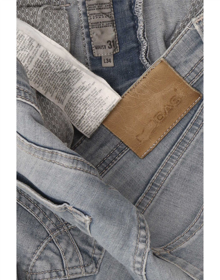 Jeans slim da uomo Gas W31 L29 cotone blu
