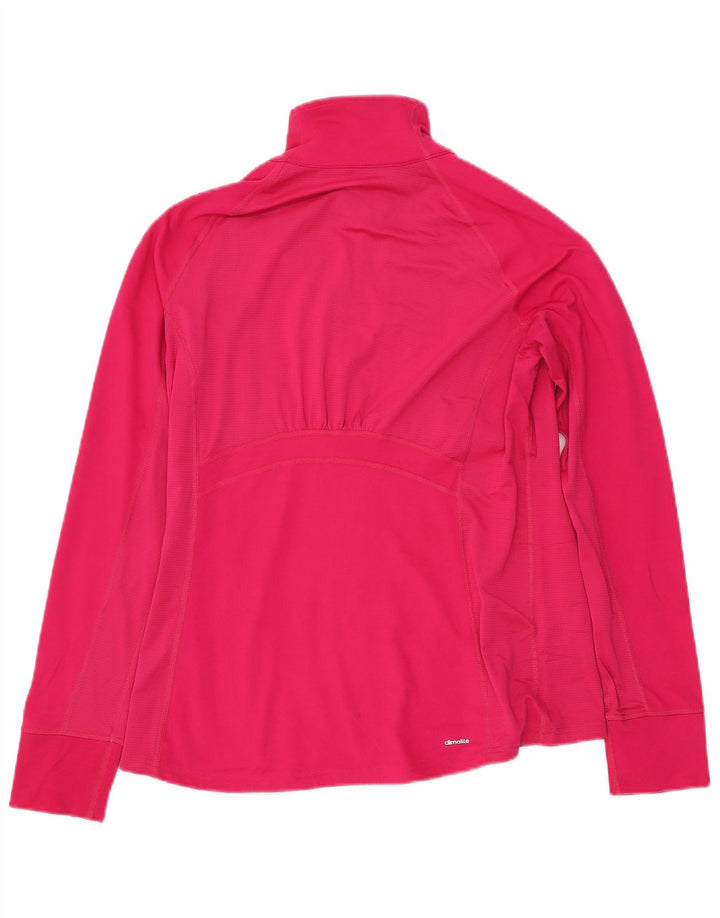 Top della tuta pullover Climalite da donna ADIDAS UK 16/18 Large Rosa