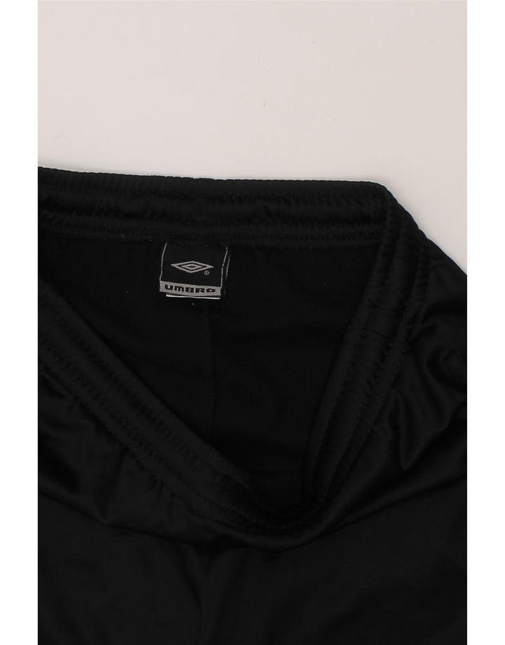 UMBRO Boys Tracksuit Trousers Joggers 13-14 Years  Black Polyester Vintage Umbro and Second-Hand Umbro from Messina Hembry 