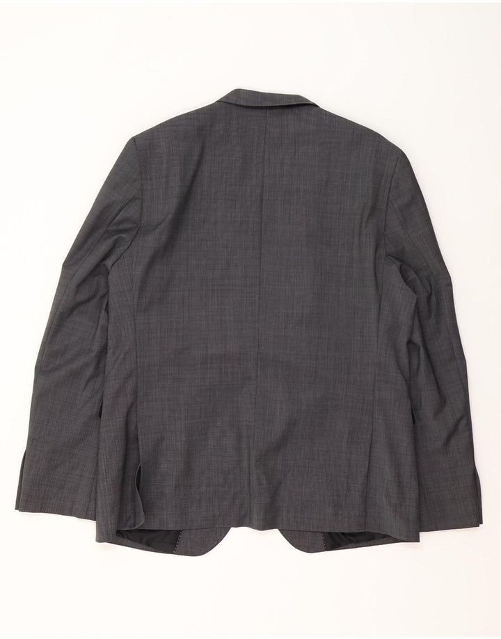 Abito da uomo a 2 bottoni S.Oliver UK 46 3XL W38 L32 Poliestere grigio