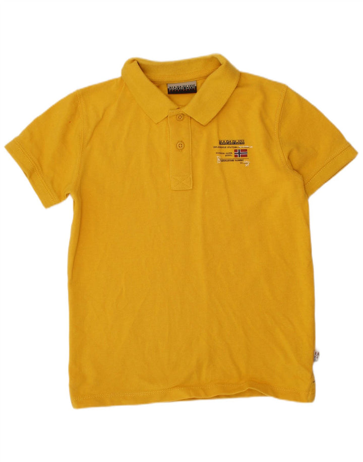 Polo da bambino NAPAPIJRI 5-6 anni gialla
