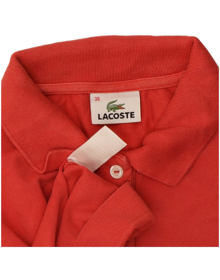 Polo da donna Lacoste taglia 38 media rossa in cotone