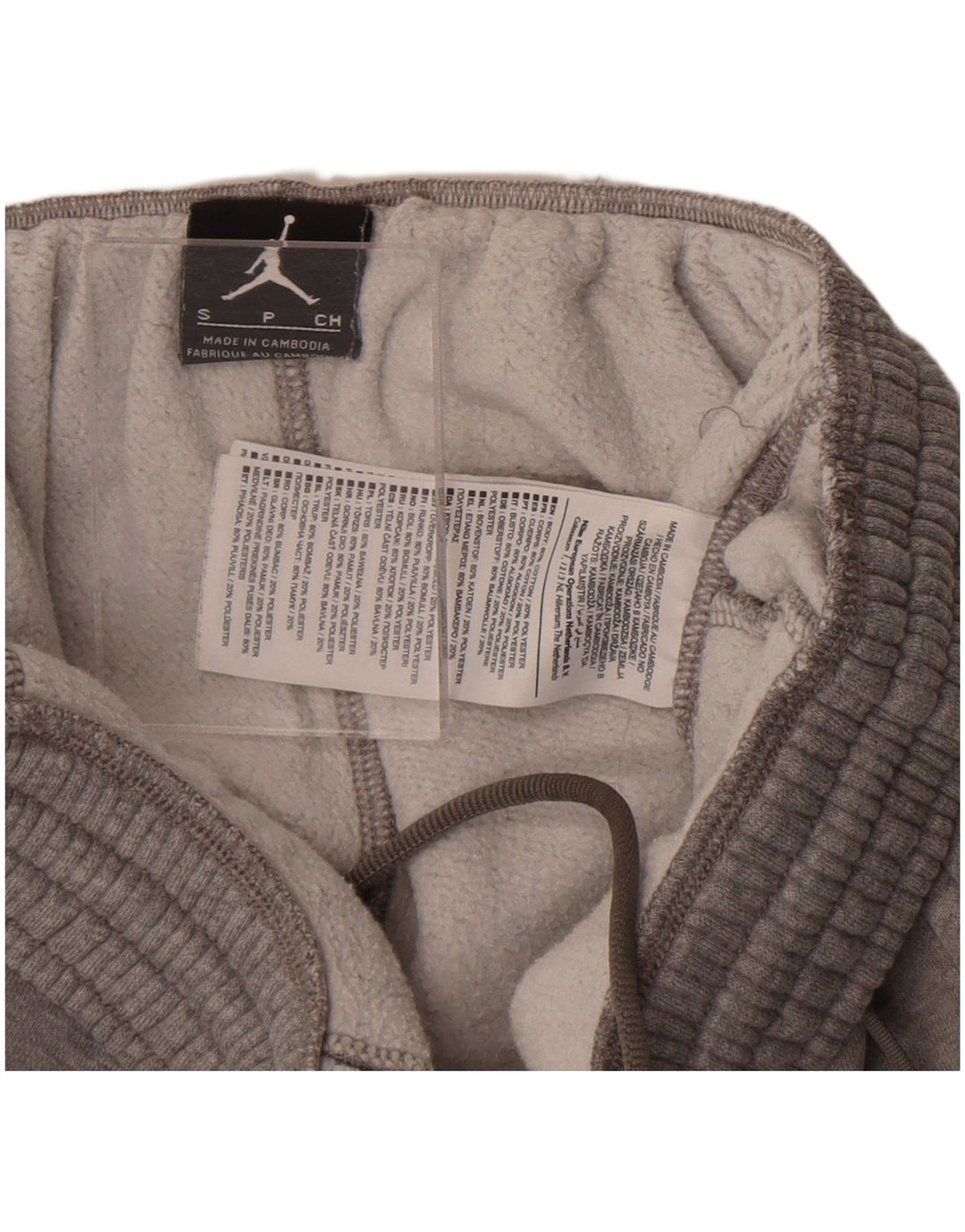 Pantaloncini sportivi Jordan da uomo piccoli in cotone grigio
