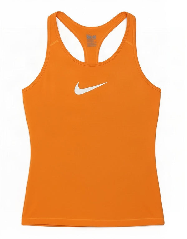 Canotta grafica Nike Dri Fit da donna UK 14 grande gialla