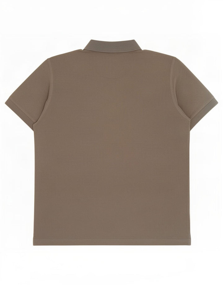 Polo da uomo Hugo Boss grande in cotone grigio