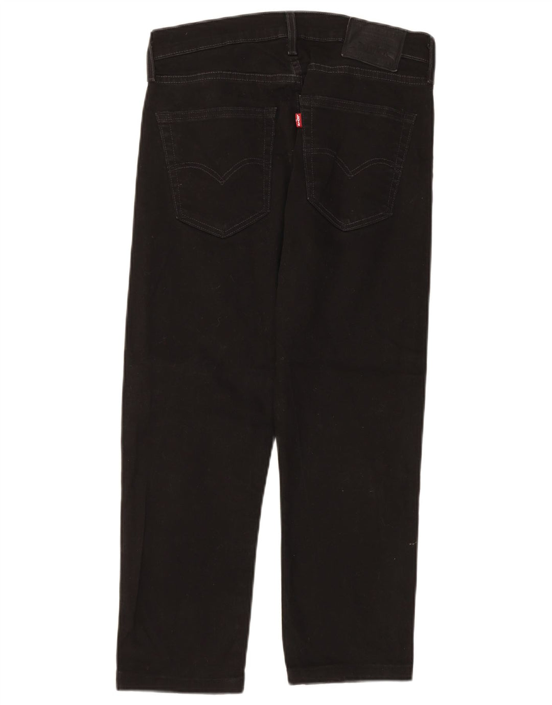 Levi's Uomo 514 Jeans dritti tagliati W31 L24 Cotone Nero