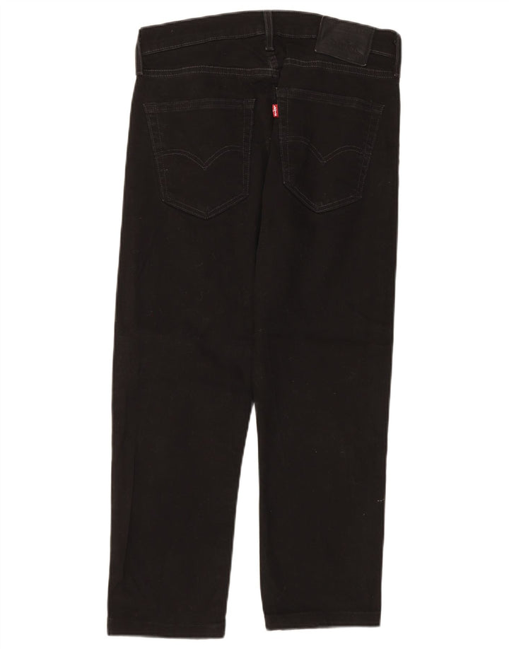 Levi's Uomo 514 Jeans dritti tagliati W31 L24 Cotone Nero