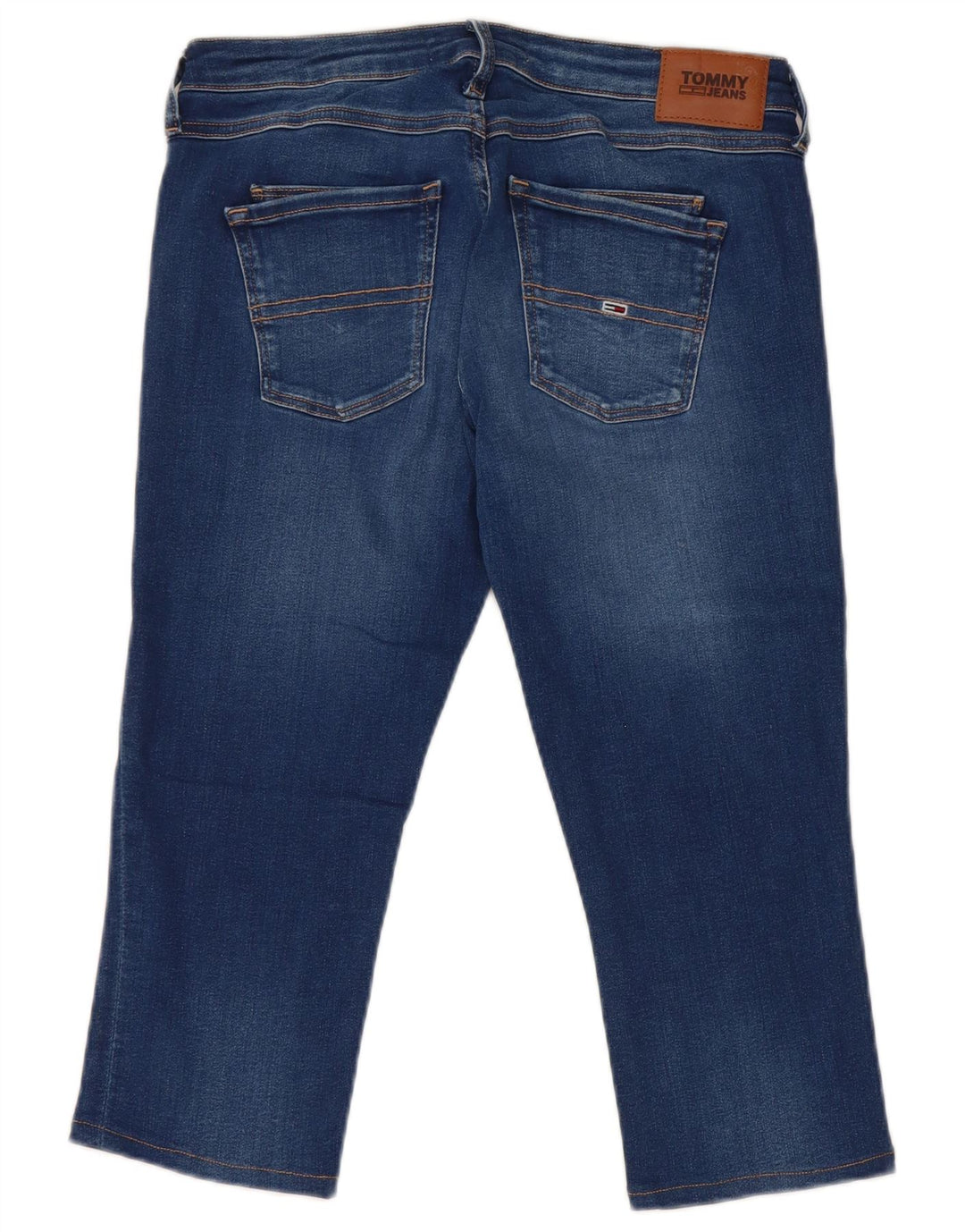 Jeans Capri da donna Tommy Hilfiger W30 L18 cotone blu