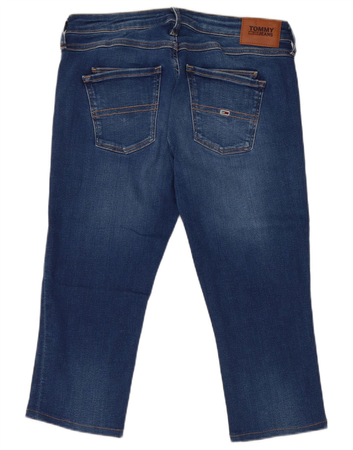 Jeans Capri da donna Tommy Hilfiger W30 L18 cotone blu
