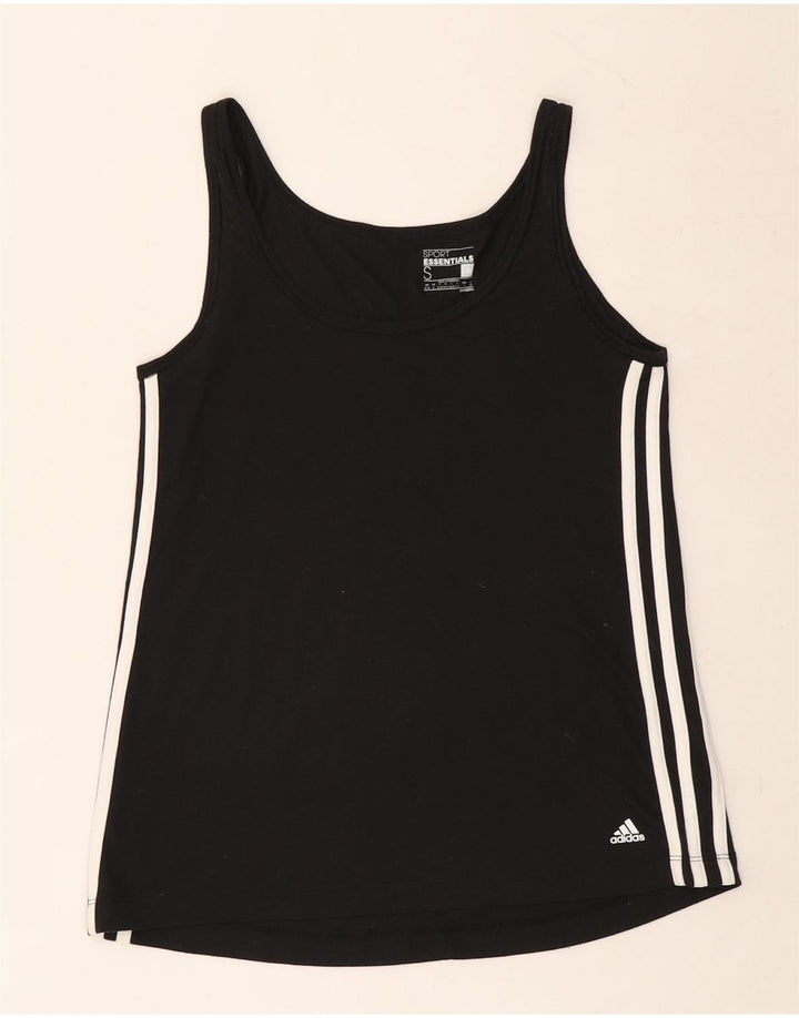 Canotta ADIDAS Climalite da donna UK 8/10 piccola nera