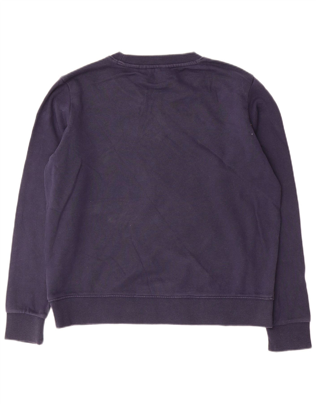 Felpa oversize da donna Wrangler UK 10 piccola in cotone blu navy