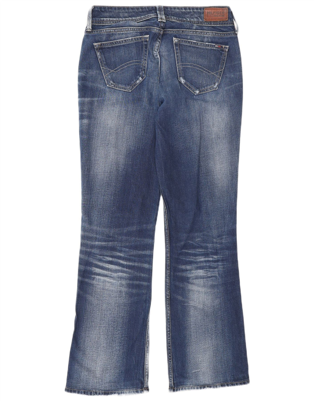 Jeans bootcut da donna Tommy Hilfiger W28 L30 cotone blu