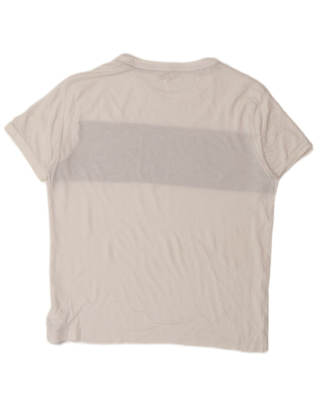 T-shirt grafica da uomo Tommy Hilfiger Top Small in cotone color block bianco