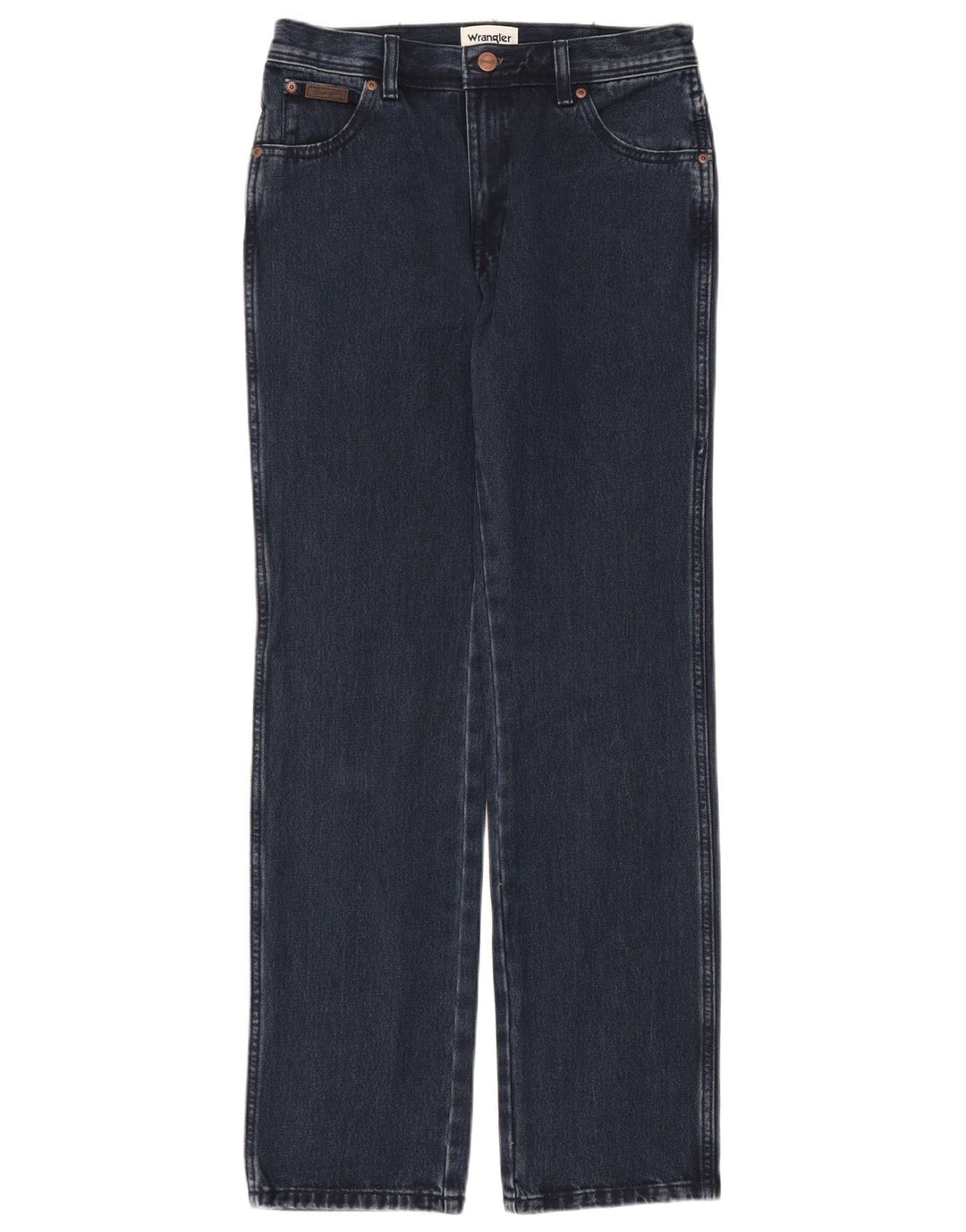 Jeans dritti da uomo Wrangler Texas W29 L32 cotone blu navy