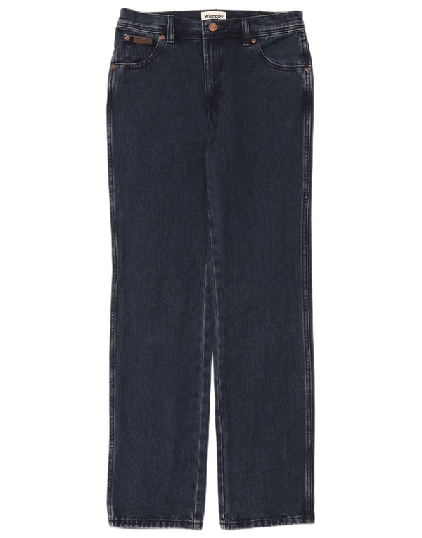 Jeans dritti da uomo Wrangler Texas W29 L32 cotone blu navy