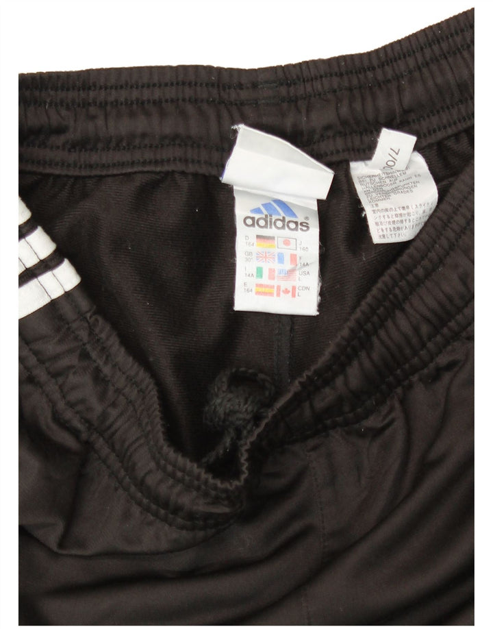 Pantaloni della tuta da ragazzo Adidas 13-14 anni in poliestere nero