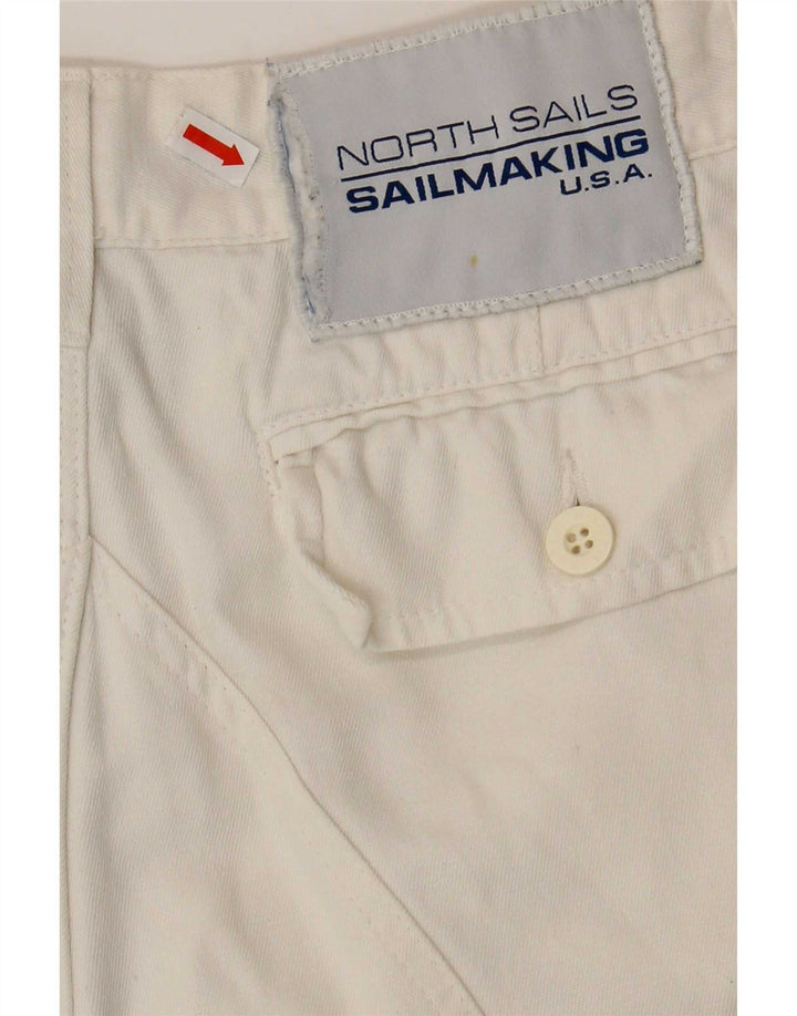 Bermuda cargo da uomo North Sails IT 46 Small W32 Cotone bianco