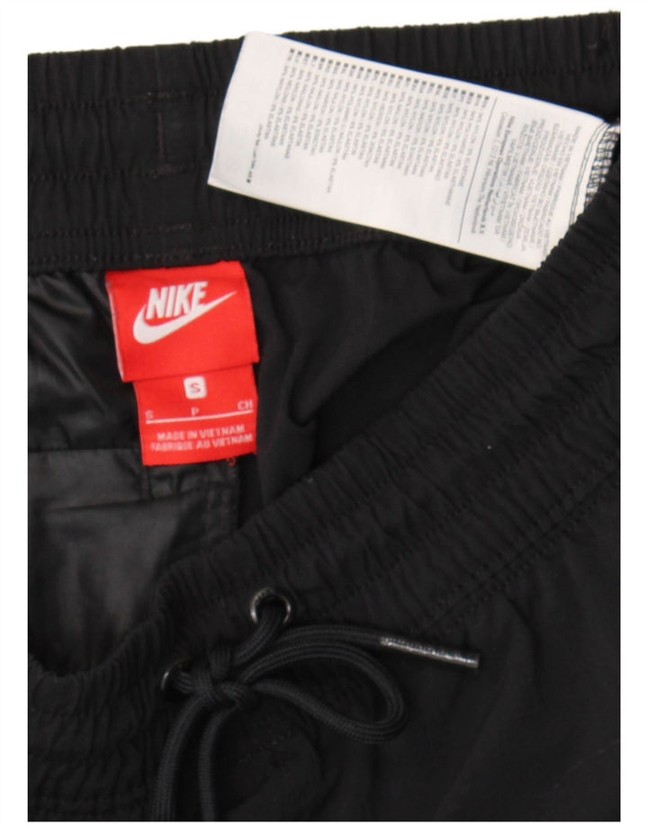 NIKE Pantaloni da tuta con grafica da uomo Joggers piccoli in nylon nero