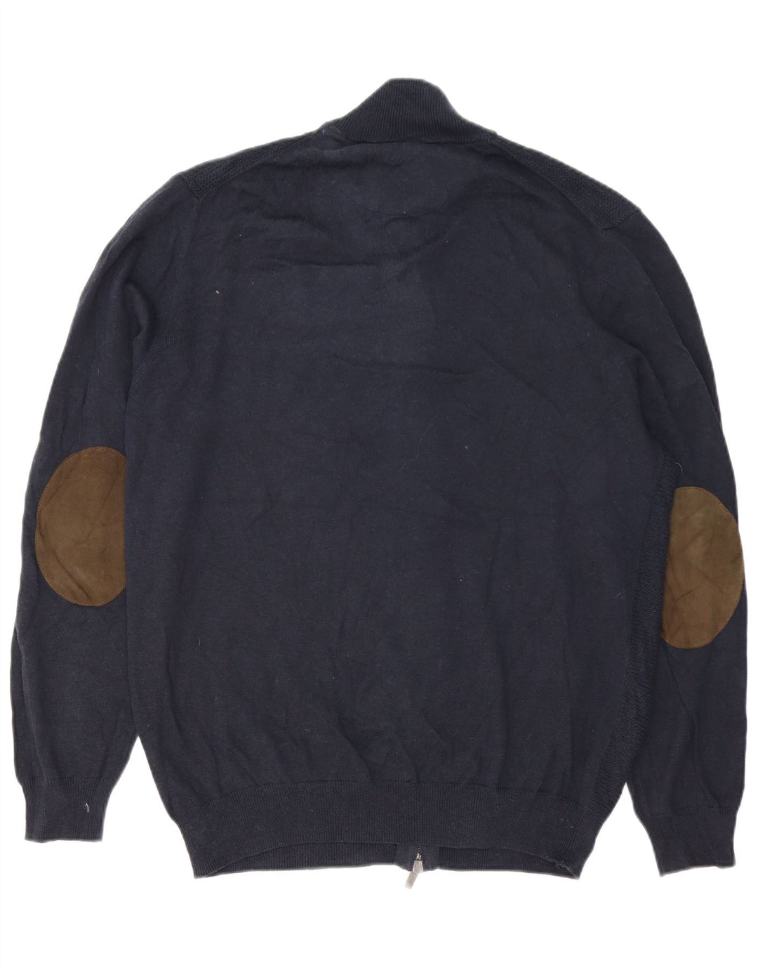 Giacca da ginnastica da uomo Massimo Dutti 2XL in cotone blu navy