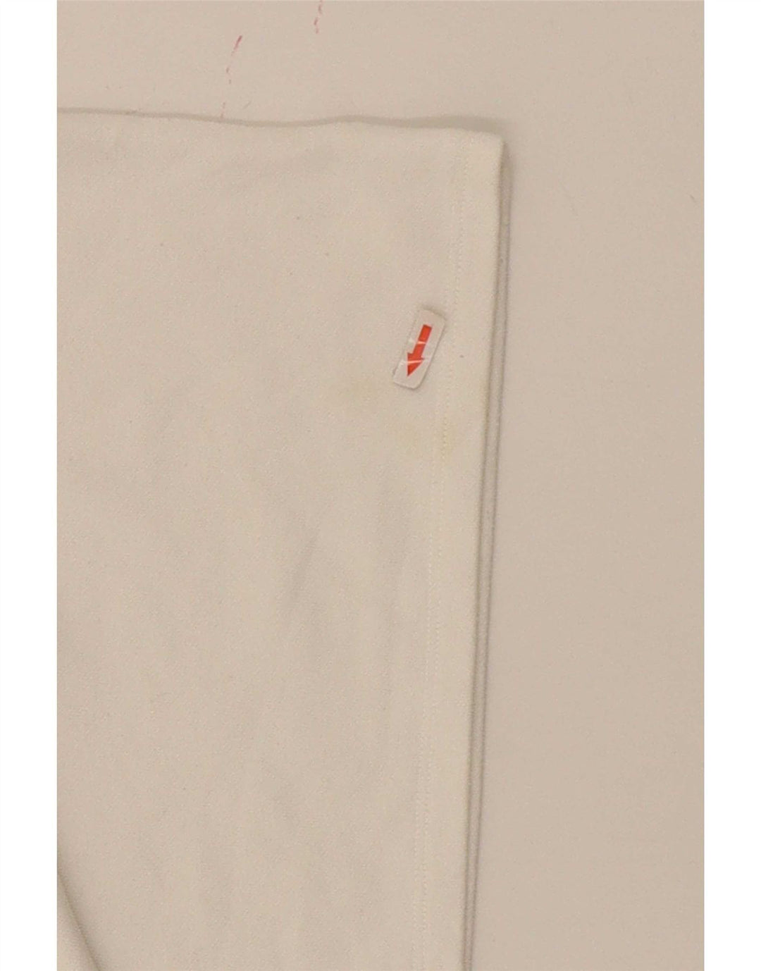 Top corto con grafica oversize da donna Champion manica lunga UK 10 piccolo bianco