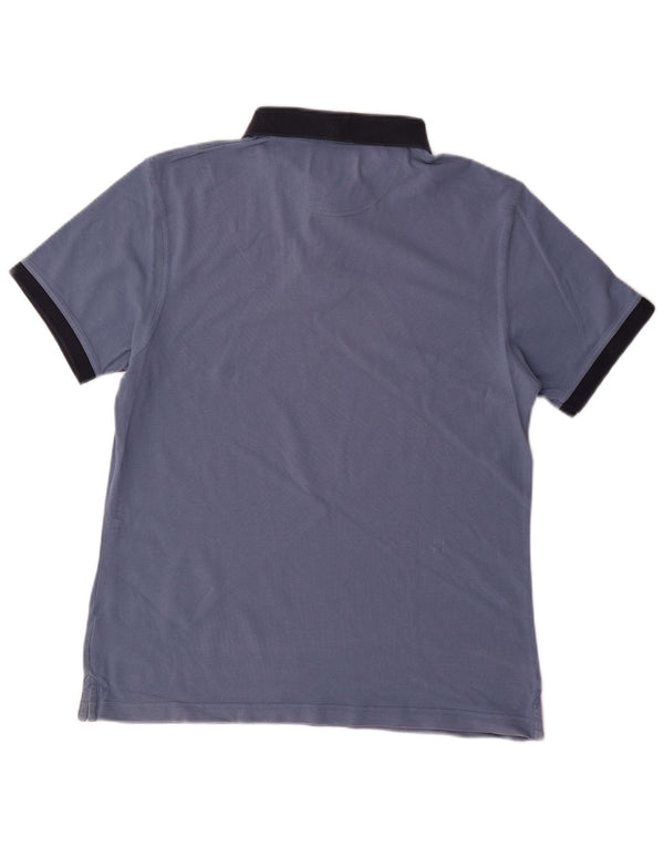 BARBOUR Polo Uomo Large Blu Cotone